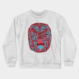 Pastel Tones Metamorphosis Wave of Thoughts Crewneck Sweatshirt